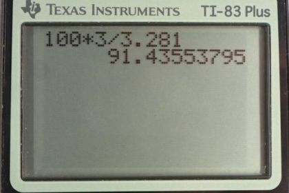 OpenStax College Physics, Chapter 1, Problem 4 (PE) calculator screenshot 1