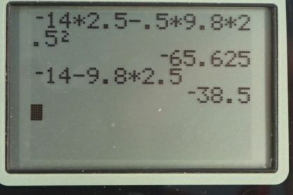 OpenStax College Physics, Chapter 2, Problem 42 (PE) calculator screenshot 5