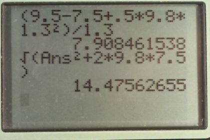 OpenStax College Physics, Chapter 2, Problem 54 (PE) calculator screenshot 1