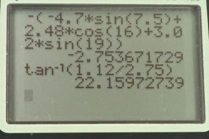OpenStax College Physics, Chapter 3, Problem 22 (PE) calculator screenshot 2