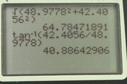 OpenStax College Physics, Chapter 3, Problem 24 (PE) calculator screenshot 2