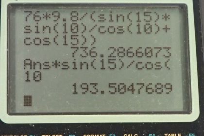 OpenStax College Physics, Chapter 4, Problem 42 (PE) calculator screenshot 1