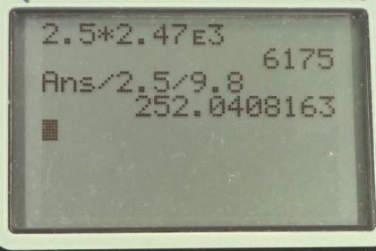 OpenStax College Physics, Chapter 4, Problem 48 (PE) calculator screenshot 2