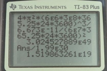 OpenStax College Physics, Chapter 6, Problem 47 (PE) calculator screenshot 2