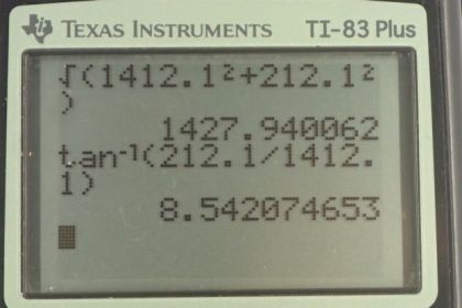OpenStax College Physics, Chapter 7, Problem 11 (AP) calculator screenshot 2