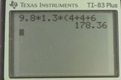 OpenStax College Physics, Chapter 7, Problem 27 (AP) calculator screenshot 1