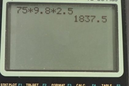 OpenStax College Physics, Chapter 7, Problem 2 (PE) calculator screenshot 1
