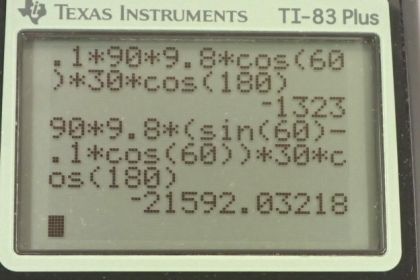 OpenStax College Physics, Chapter 7, Problem 8 (PE) calculator screenshot 1