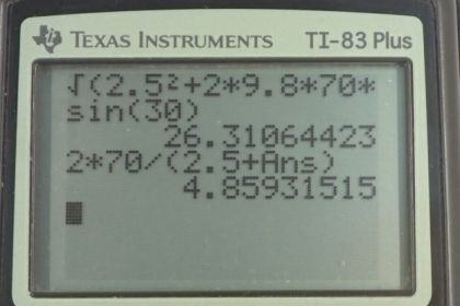 OpenStax College Physics, Chapter 7, Problem 21 (PE) calculator screenshot 2