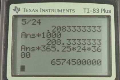 OpenStax College Physics, Chapter 7, Problem 35 (PE) calculator screenshot 1