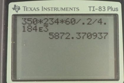 OpenStax College Physics, Chapter 7, Problem 55 (PE) calculator screenshot 1