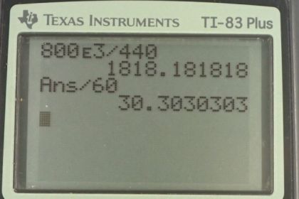 OpenStax College Physics, Chapter 7, Problem 59 (PE) calculator screenshot 1