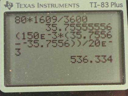 OpenStax College Physics, Chapter 8, Problem 2 (AP) calculator screenshot 1
