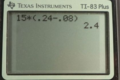 OpenStax College Physics, Chapter 8, Problem 13 (AP) calculator screenshot 1