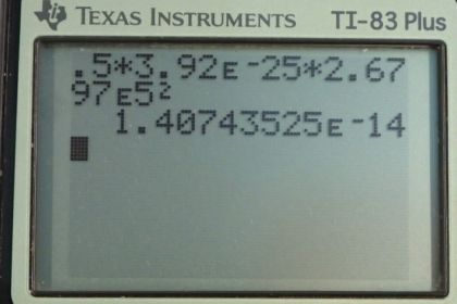 OpenStax College Physics, Chapter 8, Problem 39 (PE) calculator screenshot 1