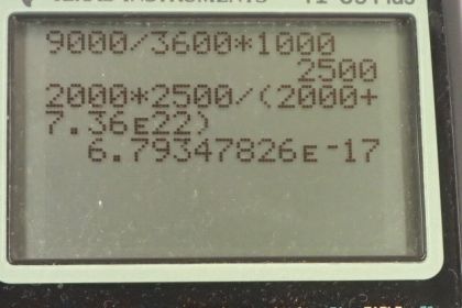 OpenStax College Physics, Chapter 8, Problem 40 (PE) calculator screenshot 2