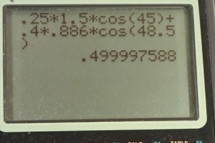 OpenStax College Physics, Chapter 8, Problem 46 (PE) calculator screenshot 2