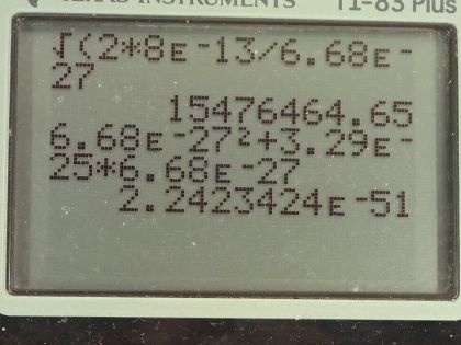 OpenStax College Physics, Chapter 8, Problem 49 (PE) calculator screenshot 1