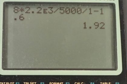 OpenStax College Physics, Chapter 8, Problem 54 (PE) calculator screenshot 1