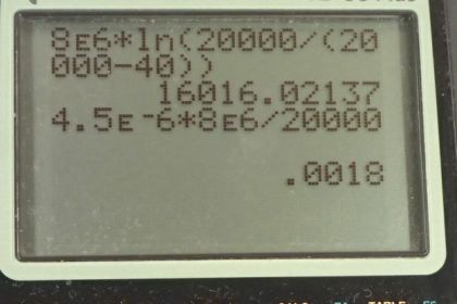 OpenStax College Physics, Chapter 8, Problem 56 (PE) calculator screenshot 1