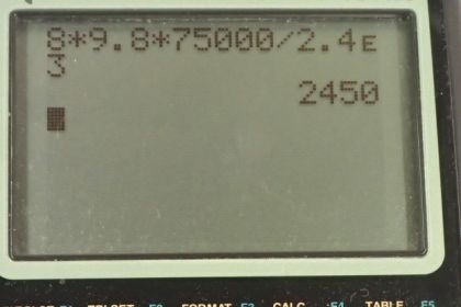 OpenStax College Physics, Chapter 8, Problem 58 (PE) calculator screenshot 1