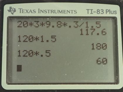 OpenStax College Physics, Chapter 9, Problem 10 (AP) calculator screenshot 1