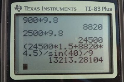 OpenStax College Physics, Chapter 9, Problem 13 (PE) calculator screenshot 1