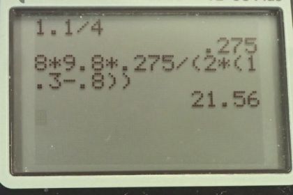 OpenStax College Physics, Chapter 9, Problem 14 (PE) calculator screenshot 1