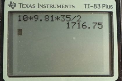 OpenStax College Physics, Chapter 9, Problem 29 (PE) calculator screenshot 1