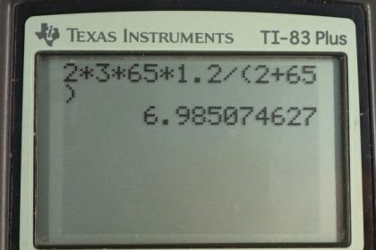 OpenStax College Physics, Chapter 10, Problem 21 (AP) calculator screenshot 1