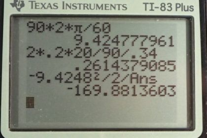 OpenStax College Physics, Chapter 10, Problem 3 (PE) calculator screenshot 1