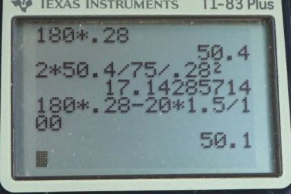 OpenStax College Physics, Chapter 10, Problem 14 (PE) calculator screenshot 1