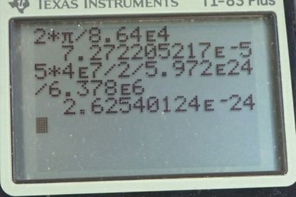 OpenStax College Physics, Chapter 10, Problem 16 (PE) calculator screenshot 2