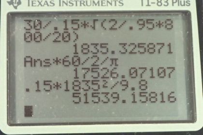 OpenStax College Physics, Chapter 10, Problem 20 (PE) calculator screenshot 1