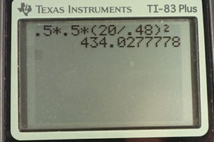 OpenStax College Physics, Chapter 10, Problem 25 (PE) calculator screenshot 1