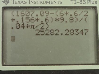 OpenStax College Physics, Chapter 10, Problem 34 (PE) calculator screenshot 2