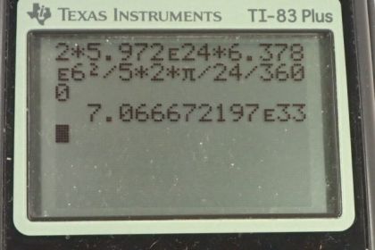 OpenStax College Physics, Chapter 10, Problem 36 (PE) calculator screenshot 2