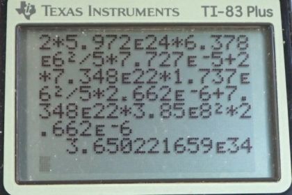 OpenStax College Physics, Chapter 10, Problem 42 (PE) calculator screenshot 2