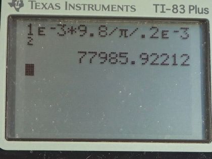 OpenStax College Physics, Chapter 11, Problem 12 (PE) calculator screenshot 1