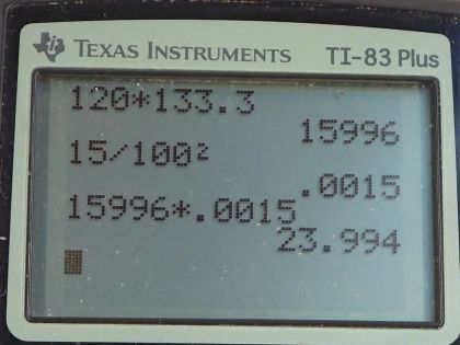 OpenStax College Physics, Chapter 11, Problem 22 (PE) calculator screenshot 1
