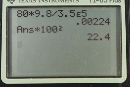 OpenStax College Physics, Chapter 11, Problem 35 (PE) calculator screenshot 1
