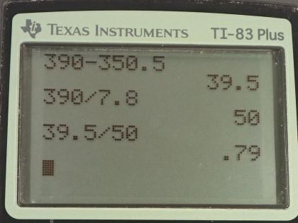 OpenStax College Physics, Chapter 11, Problem 42 (PE) calculator screenshot 1