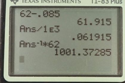 OpenStax College Physics, Chapter 11, Problem 43 (PE) calculator screenshot 1