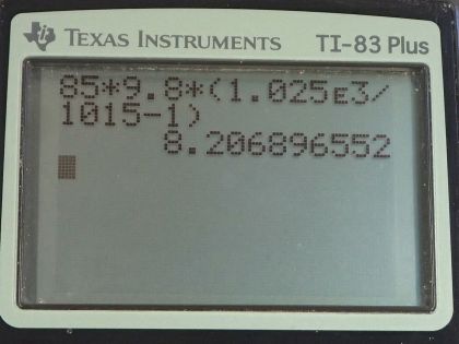 OpenStax College Physics, Chapter 11, Problem 44 (PE) calculator screenshot 1