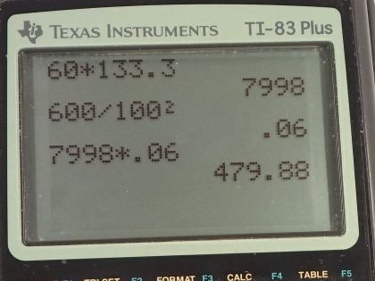 OpenStax College Physics, Chapter 11, Problem 68 (PE) calculator screenshot 1
