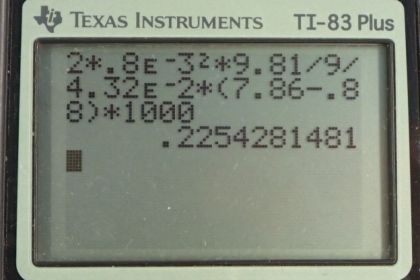 OpenStax College Physics, Chapter 12, Problem 39 (PE) calculator screenshot 1