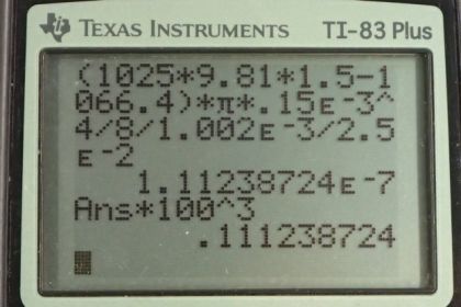 OpenStax College Physics, Chapter 12, Problem 43 (PE) calculator screenshot 2