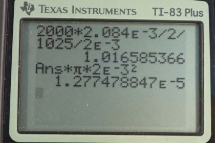 OpenStax College Physics, Chapter 12, Problem 57 (PE) calculator screenshot 1