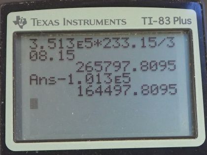 OpenStax College Physics, Chapter 13, Problem 22 (PE) calculator screenshot 2
