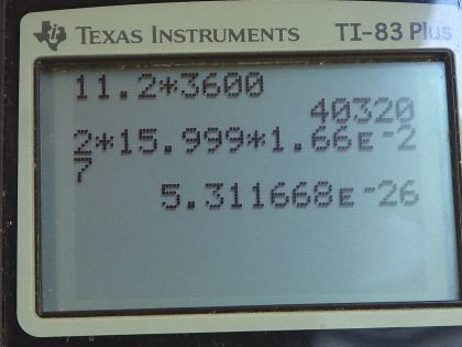 OpenStax College Physics, Chapter 13, Problem 42 (PE) calculator screenshot 1
